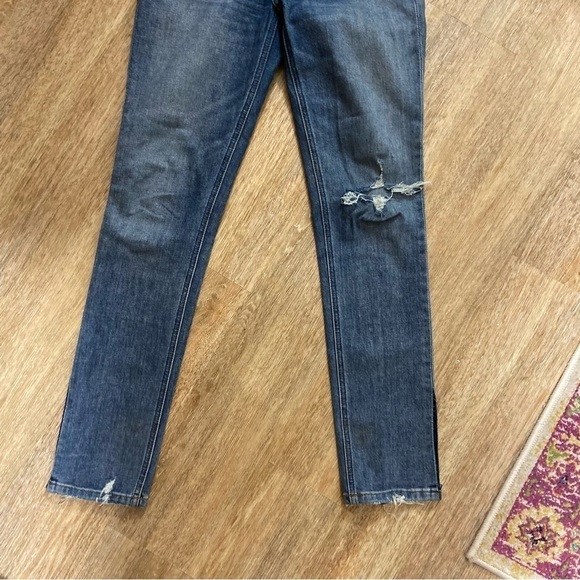 Reformation Hepburn High Skinny Jean Wash Rainier Size 25 - Picture 3 of 13